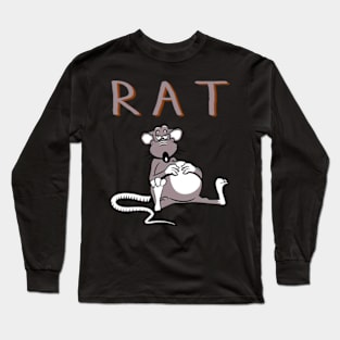 Rat Majestic Rat Memorabilia Shirt Rodent Renaissance Revival Long Sleeve T-Shirt